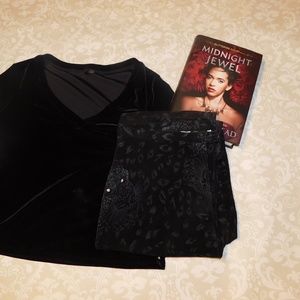 Paolo Santini Leather Panther Jeans